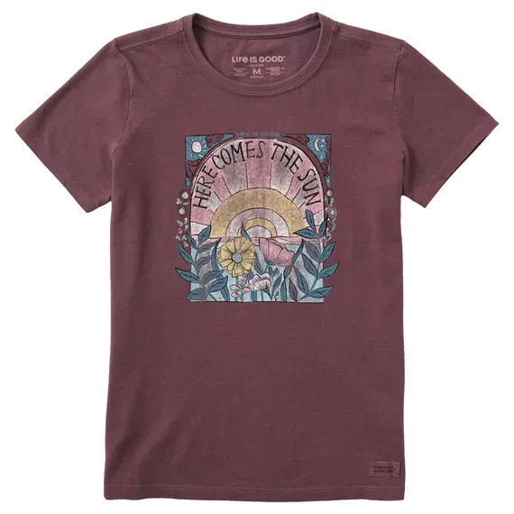 Women's Here Comes The Sun Hippie Short Sleeve  Tee