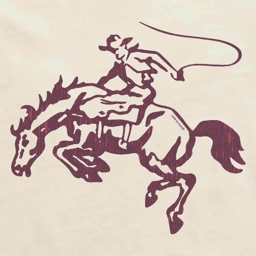 Women's Let's Rodeo Short Sleeve Crusher Boxy Tee