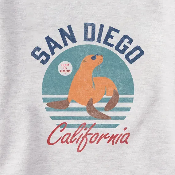 Women's Sea Lion Simply True Fleece Crew