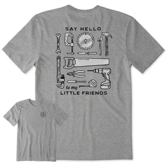 Men's Say Hello to My Little Friends Tools  Crusher Tee