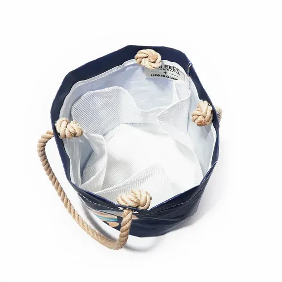 Sea Bags Beach Scene Turtle Beachcomber Bucket Bag
