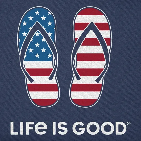 Women's Americana Flip Flops Simply True Crew