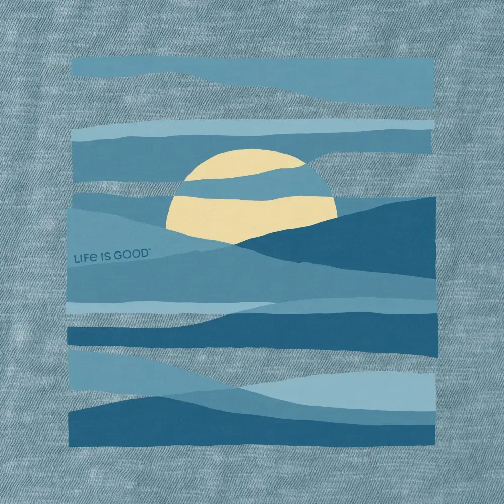 Men's Sunset Through the Clouds Long Sleeve Sun Crusher Hoodie
