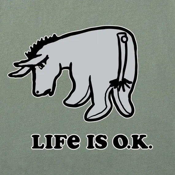 Men's Life is OK E Crusher Tee