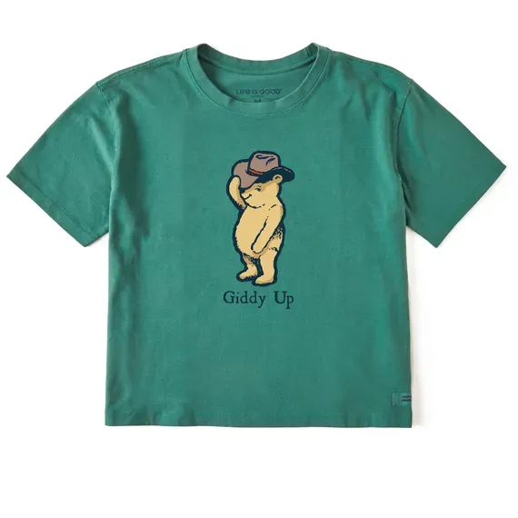 Women's Giddy Up Winnie  Crusher Boxy Tee