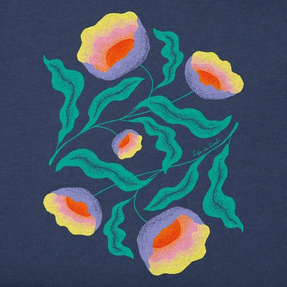 Women's Illuminated Wildflowers Simply True Crew