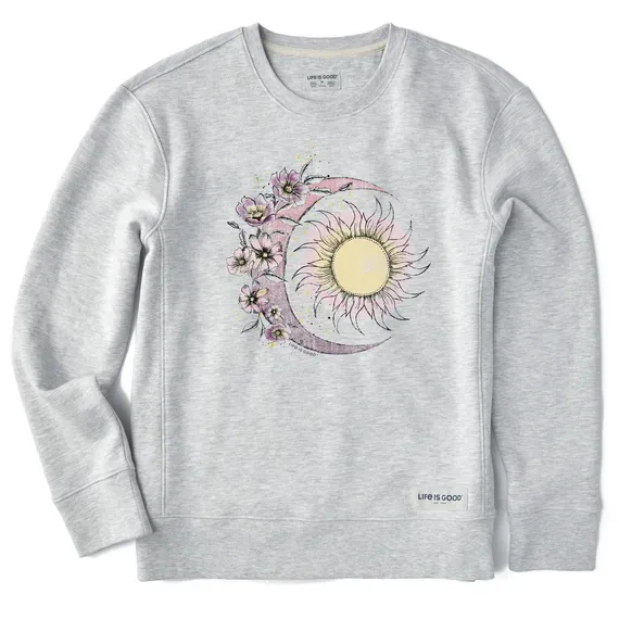 Women's Moon Flower Simply True Fleece Crew