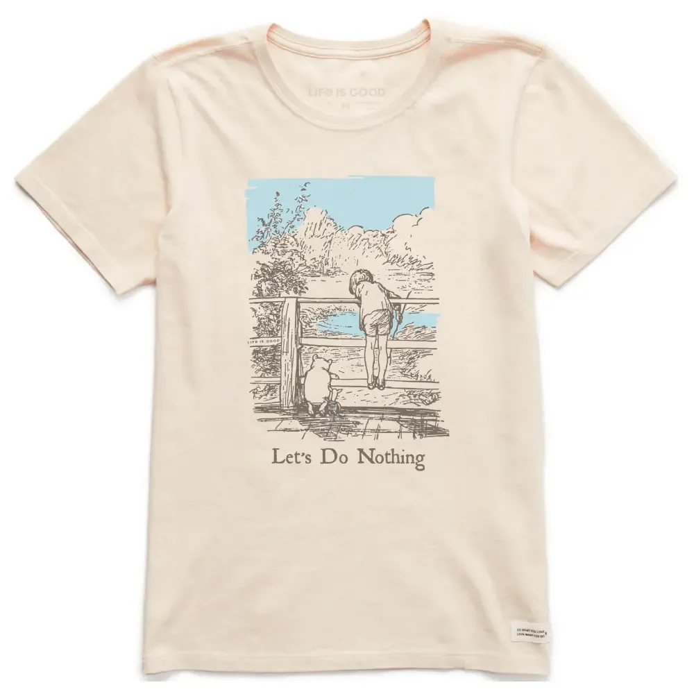 Women's Let's Do Nothing Winnie Short Sleeve Crusher Tee