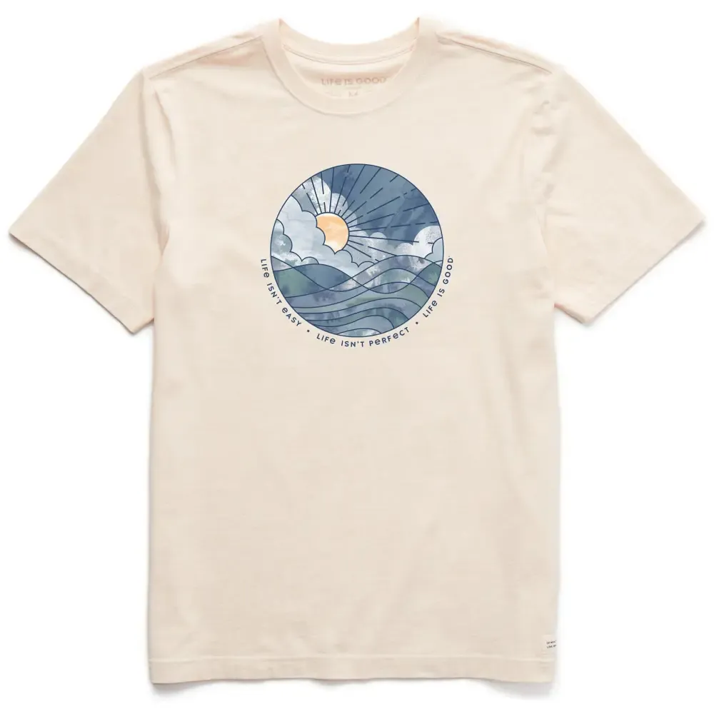 Men's Life Isn't Easy Sun & Waves Short Sleeve  Tee
