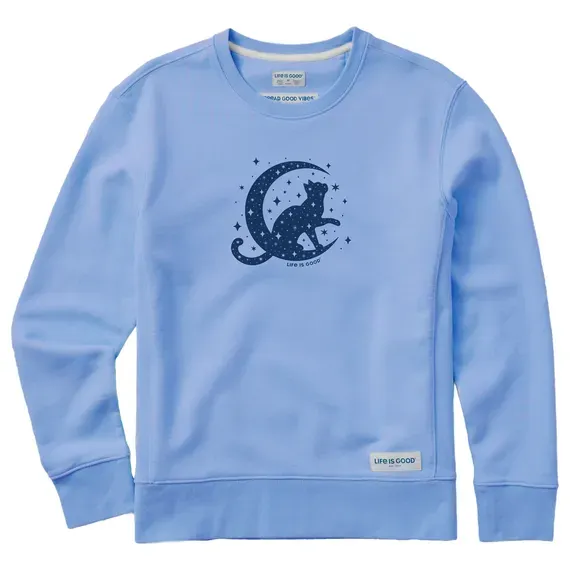 Women's Celestial Cat Simply True Crew
