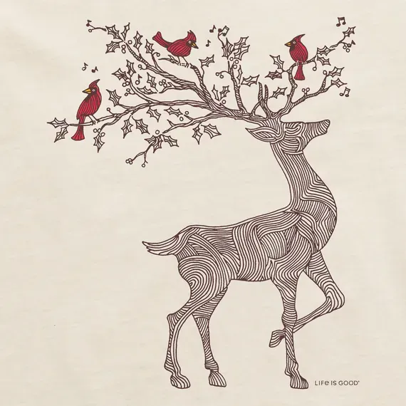 Women's Dear Cardinals Simply True Fleece Crew