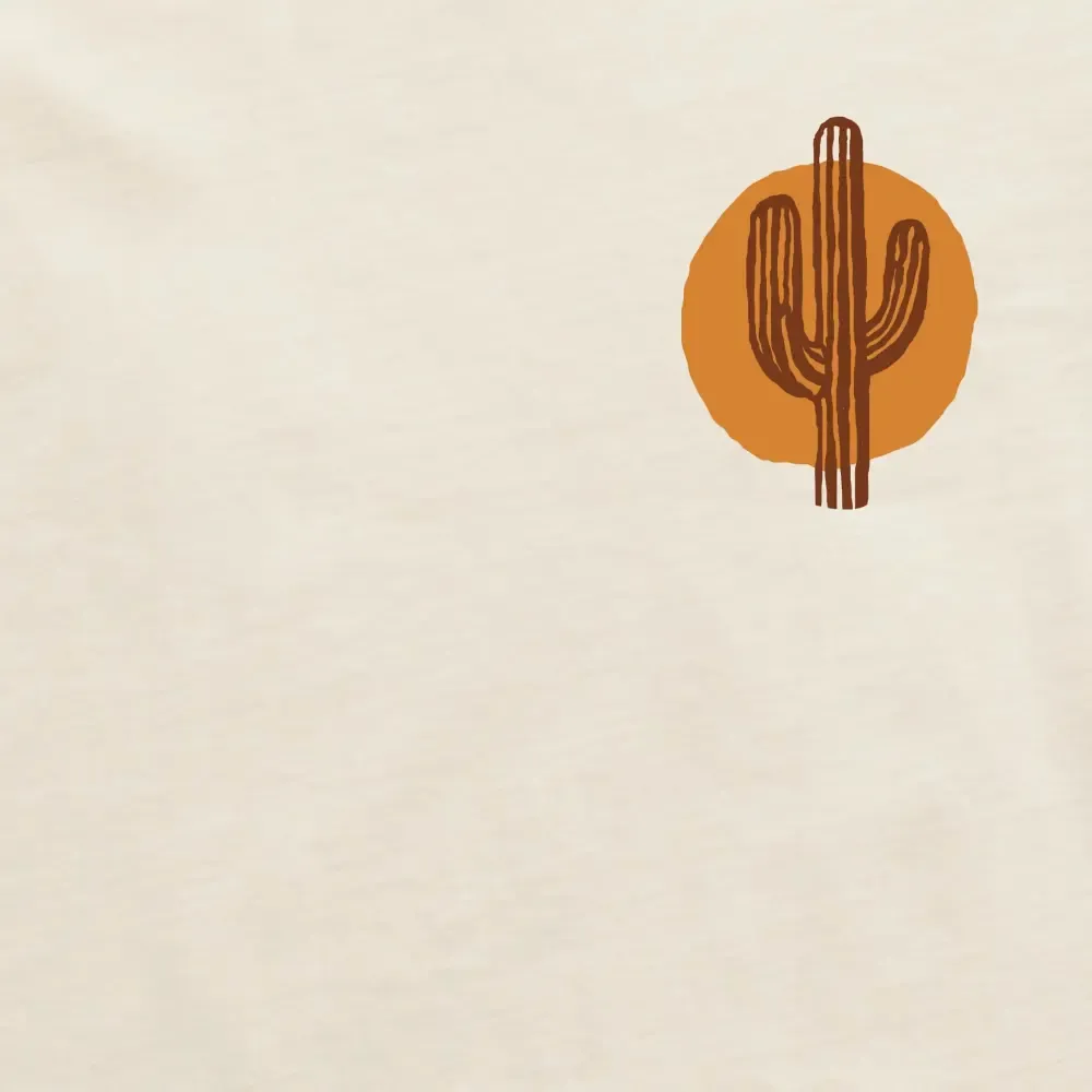 Men's Cactus Sun Mini Short Sleeve Crusher Tee