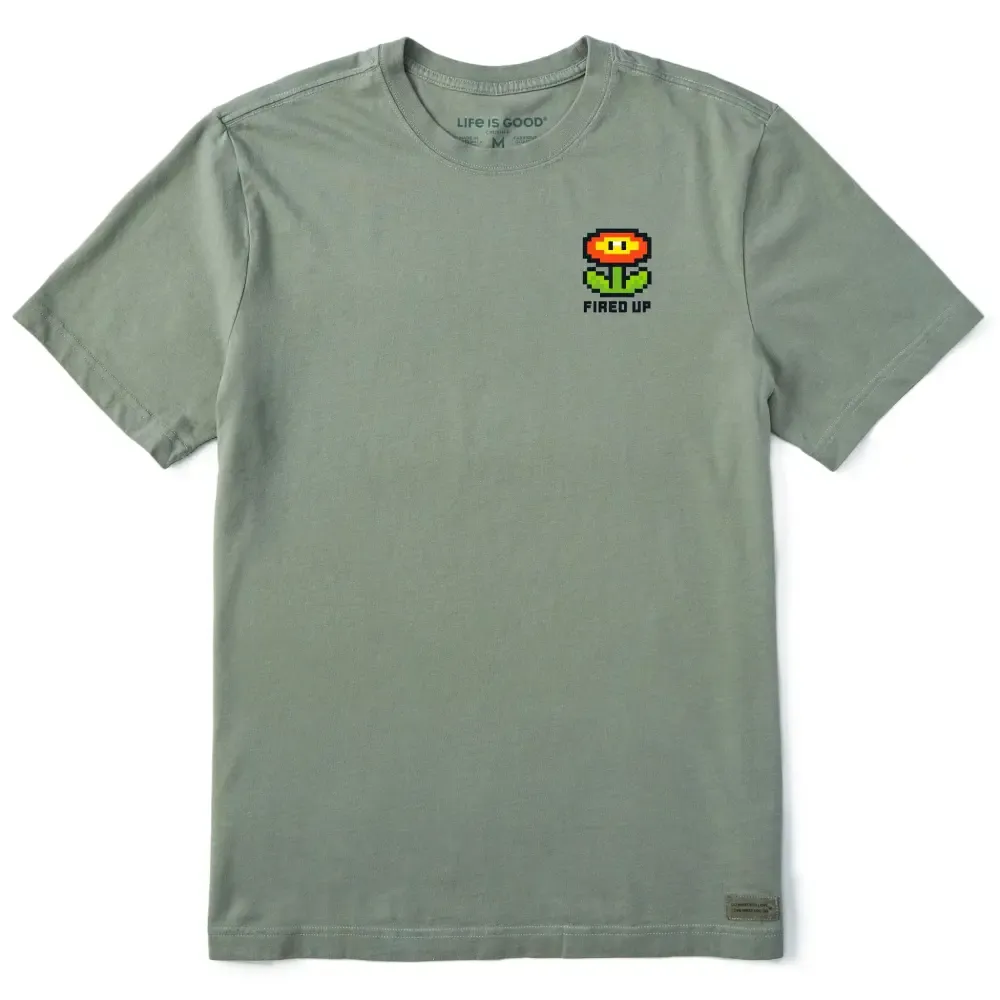 Men's Fired Up Flower Short Sleeve Tee