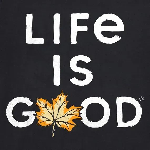 Women's Branded Stacked LIG w Leaf Simply True Fleece Crew