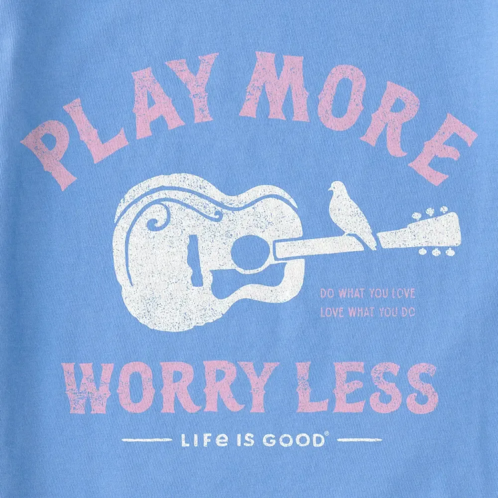 Women's Guitar Play More Short Sleeve Tee