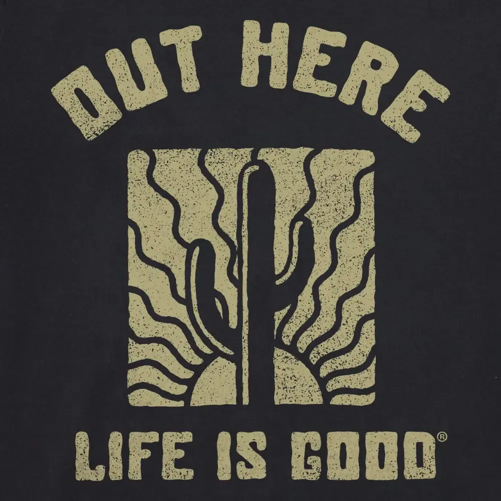 Women's Out Here Cactus Sunset Crusher-LITE Shrunken Tee