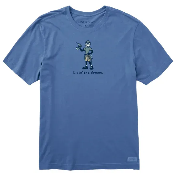 Men's Jake Livin the Dream  Crusher Tee