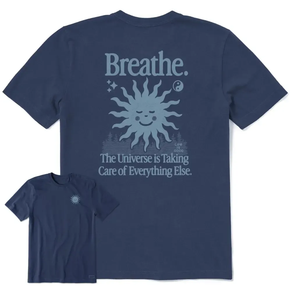 Men's Breathe Universe Sun Short Sleeve Crusher Tee