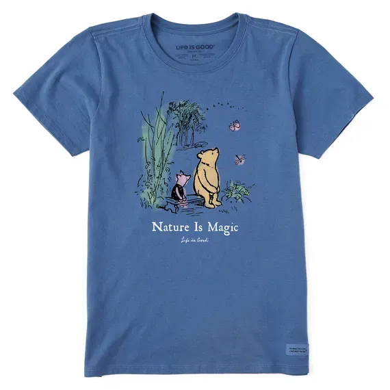 Women's Winnie & P Nature is Magic Short Sleeve  Tee