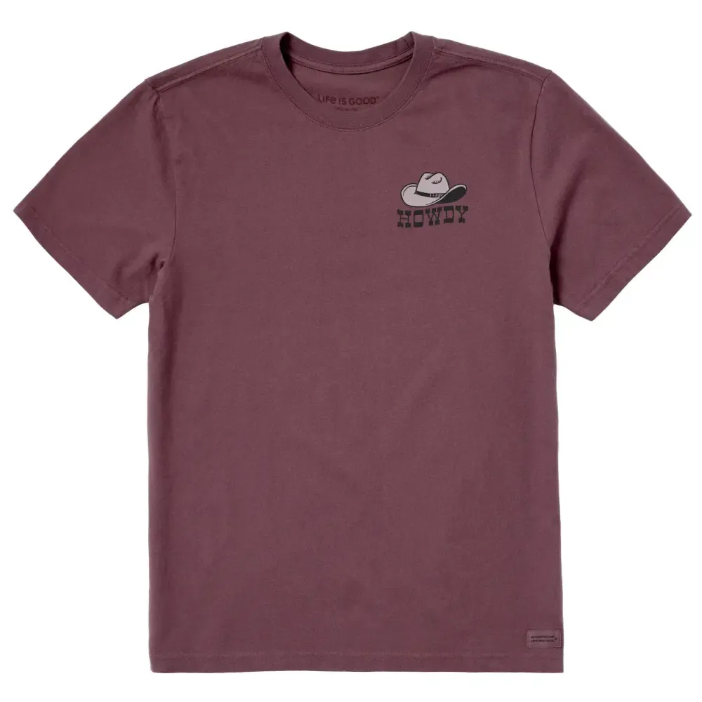 Men's Howdy Hat Short Sleeve Crusher Tee