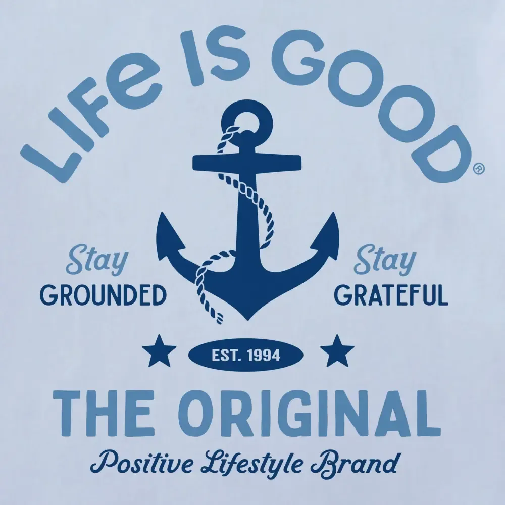 Women's Stay Grounded Anchor Short Sleeve Crusher Boxy Tee