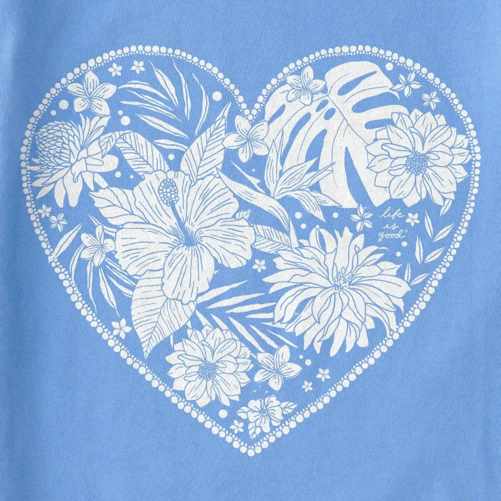 Women's Flowers within Heart Crusher Tank