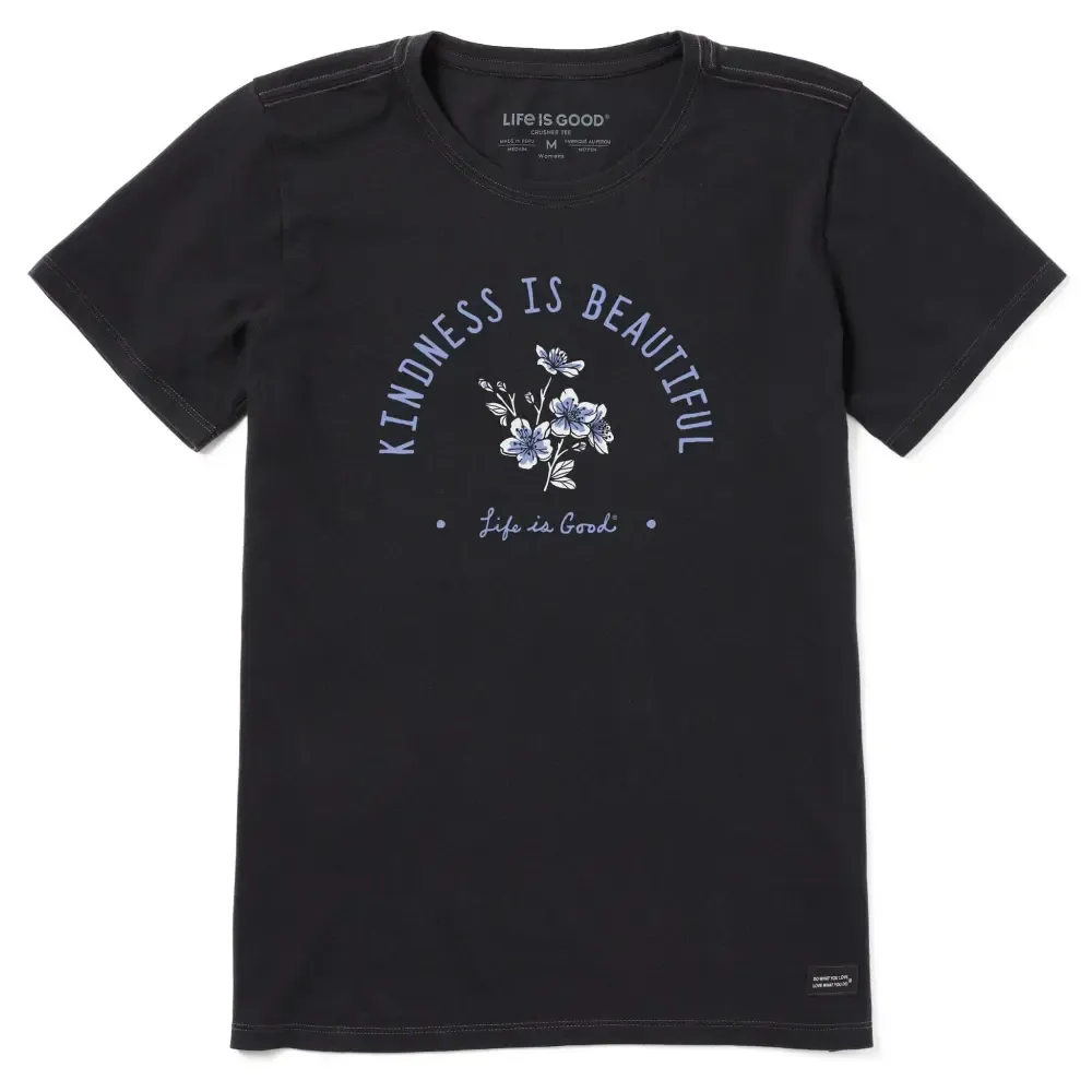 Women's Beautiful Cherry Blossoms Short Sleeve Crusher-LITE Tee