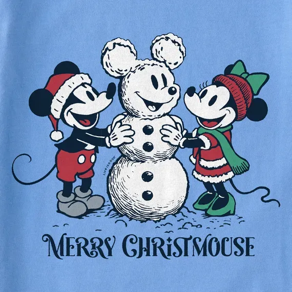 Women's Merry Christmouse Simply True Fleece Crew