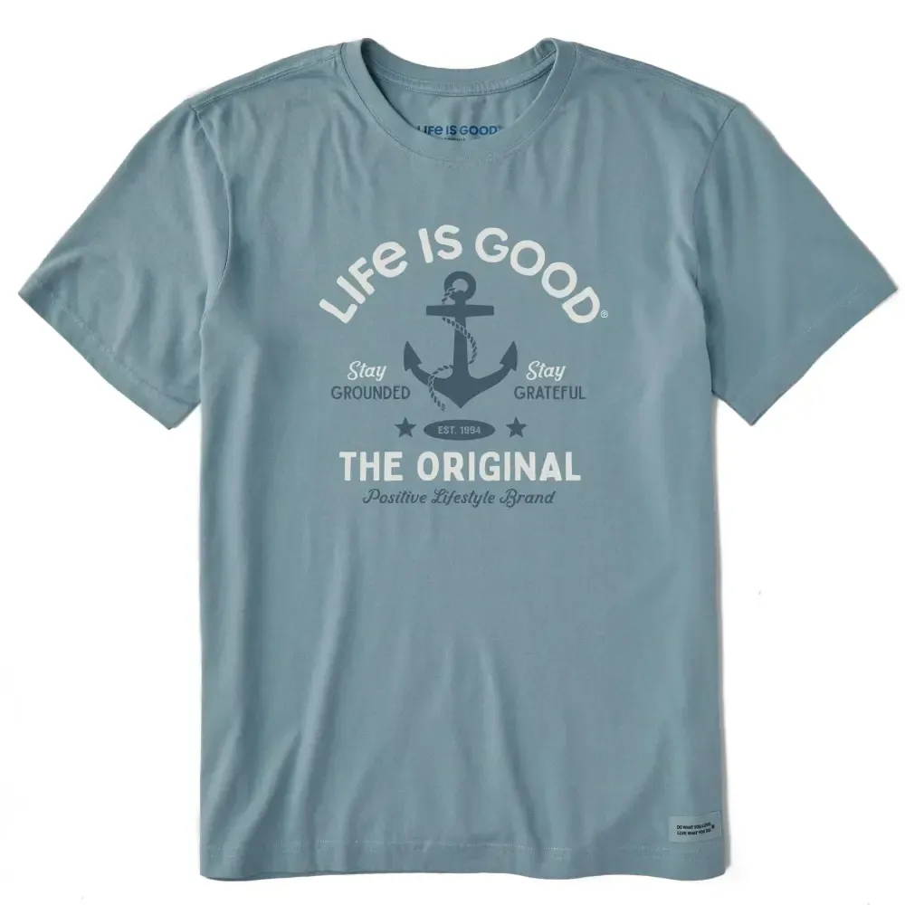 Men's Stay Grounded Anchor Short Sleeve Crusher Tee