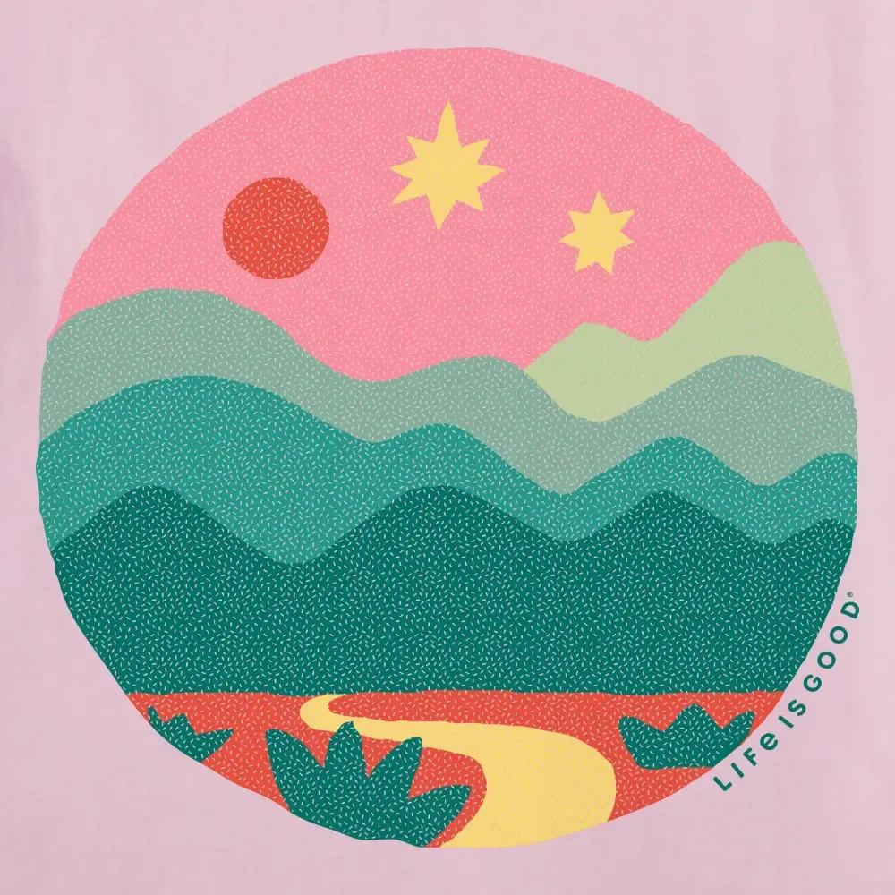 Women's Little Mountain Scene Short Sleeve Tee