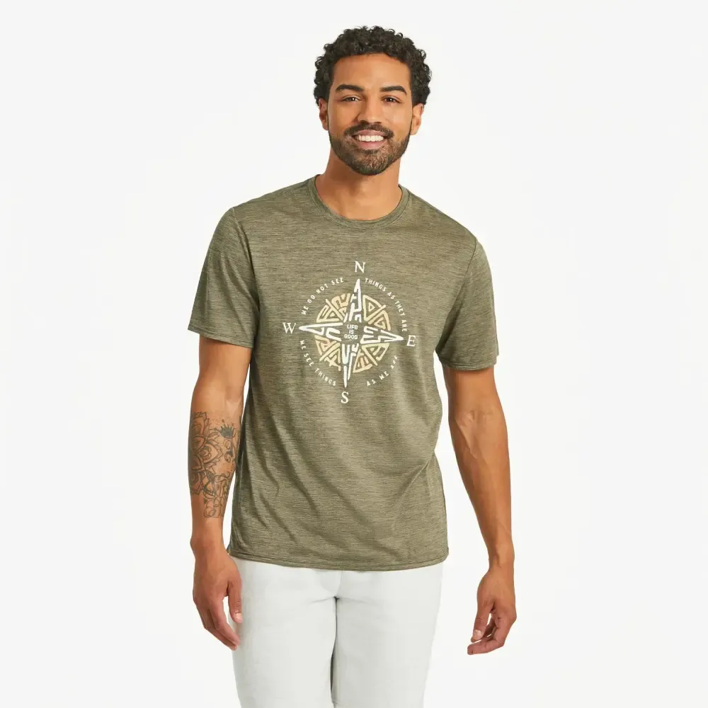Men's Tribal Compass Sun Crusher Tee