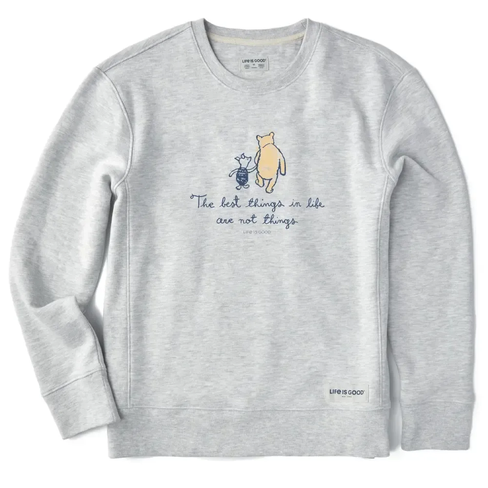 Women's Winnie Best Things Simply True Fleece Crew