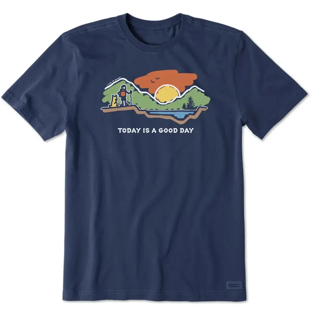 Men's Today is a Good Day Mountain Hike Short Sleeve Tee