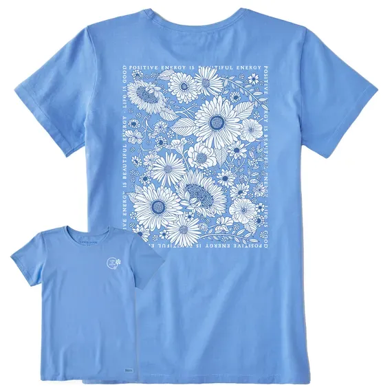 Women's Beautiful Energy Wildflowers Crusher Tee