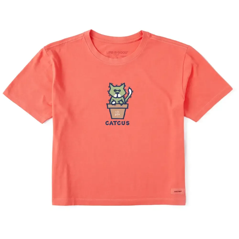 Women's Al Catcus Short Sleeve Crusher Boxy Tee