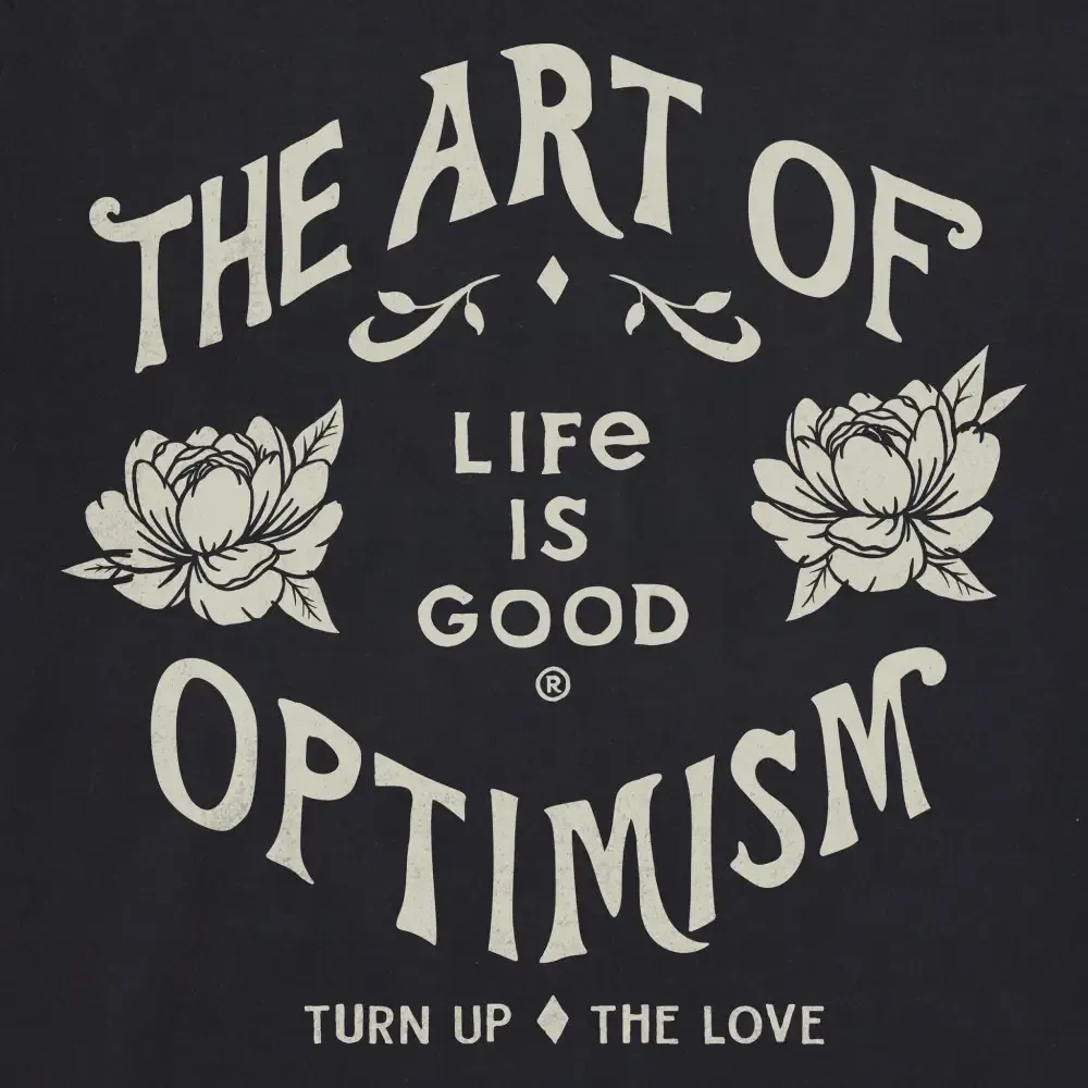 Women's Art of Optimism Peonies Short Sleeve Tee