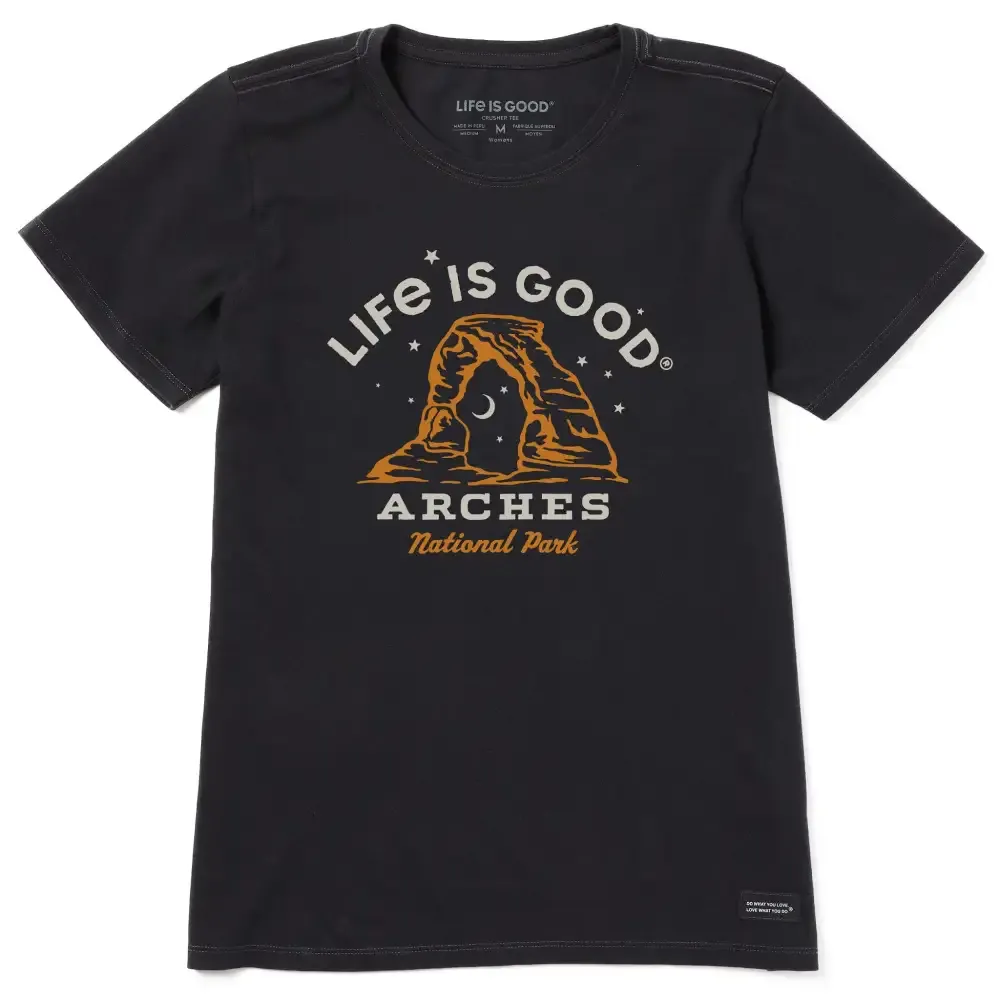 Women's Arches National Park Hand Drawn Short Sleeve Crusher Tee