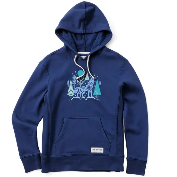 Women's Winter Wolf Simply True Fleece Hoodie