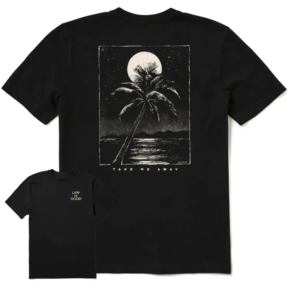 Men's Take Me Away Palm Short Sleeve Tee