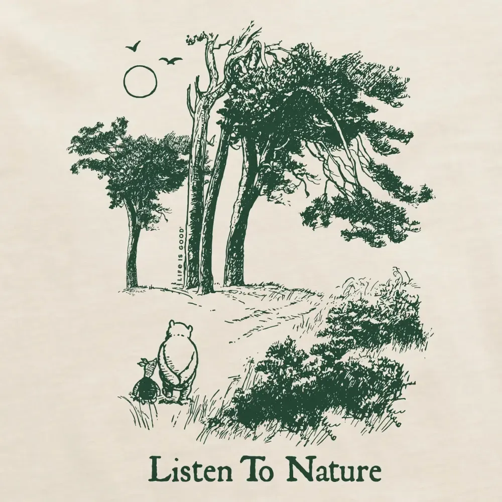 Women's Listen to Nature, Winnie Short Sleeve Crusher Tee