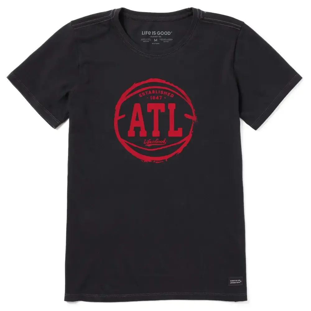 Women's Atlanta Basketball Short Sleeve Crusher Tee