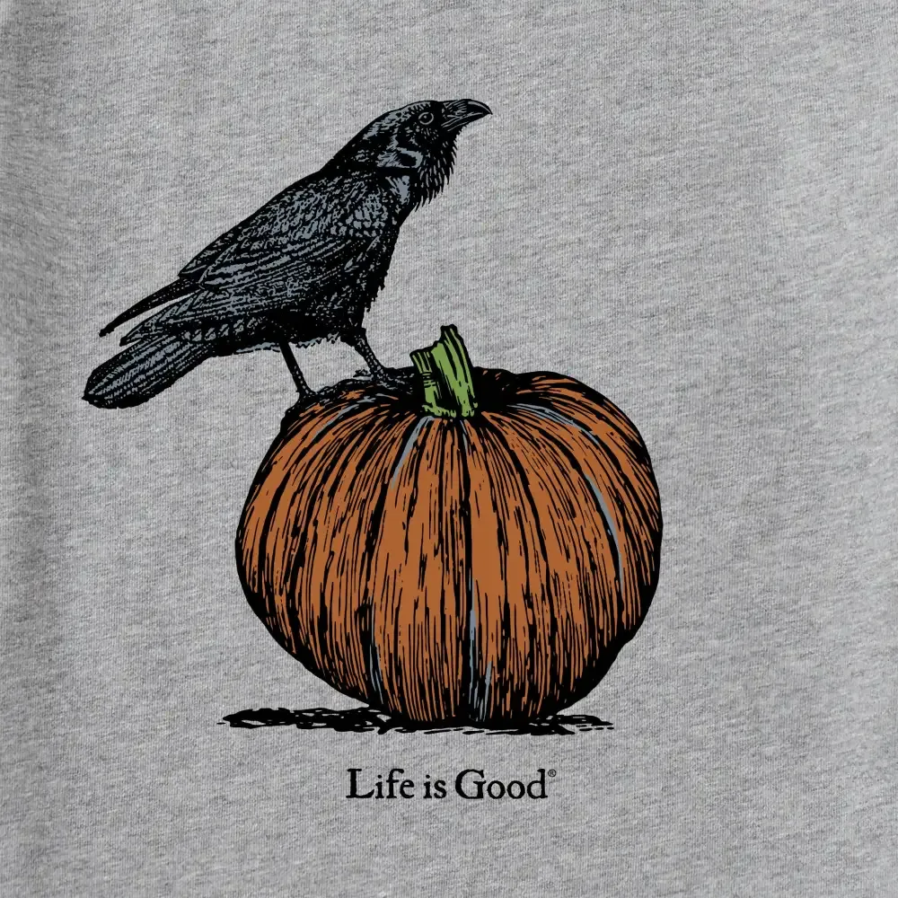 Women's Antique Raven & Pumpkin Short Sleeve Crusher Tee