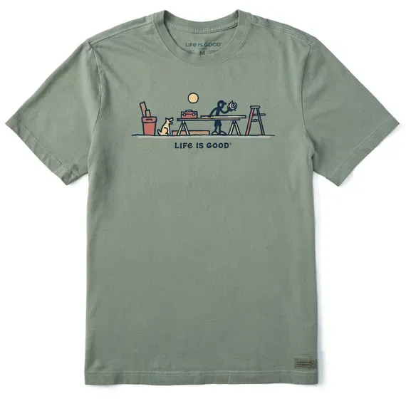 Men's Rocket & Jake Woodwork Vista Short Sleeve  Tee