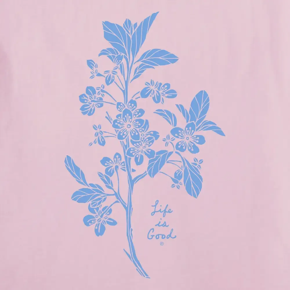 Women's Antique Plum Blossom Short Sleeve Tee