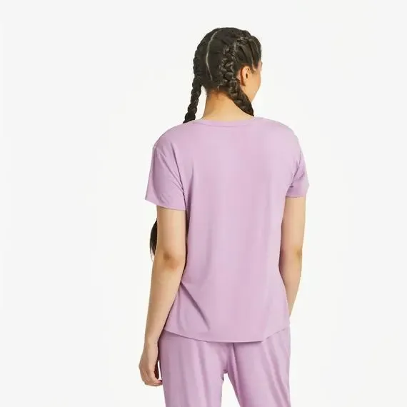 Women's Solid Lightweight Sleep Tee