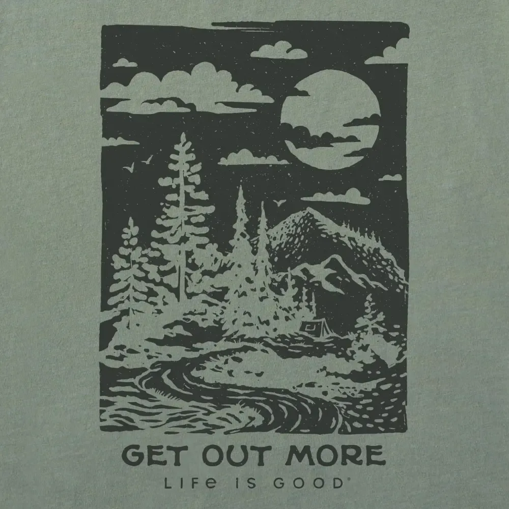 Women's Get Out More Stamp Short Sleeve Crusher Boxy Tee
