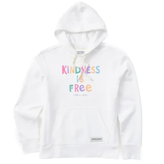 Women's Kindness is Free Simply True Fleece Hoodie