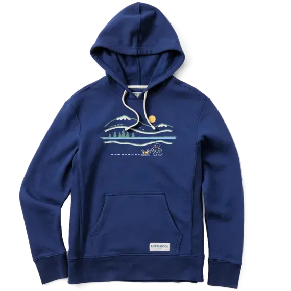 Women's Winter Lake Walk Simply True Fleece Hoodie
