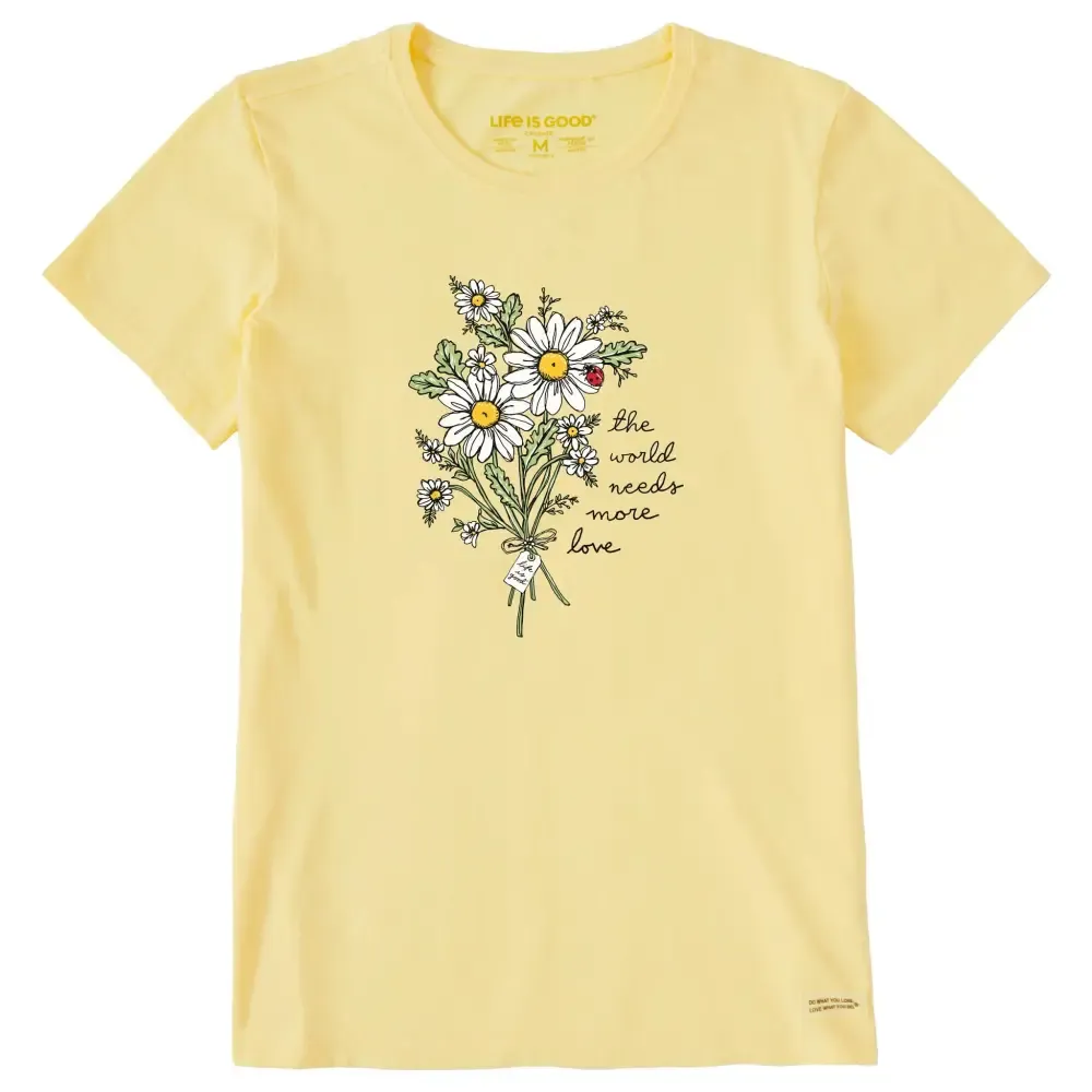 Women's More Love Daisies Short Sleeve Tee