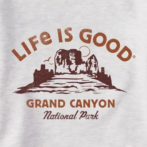 Women's Grand Canyon Postcard Scene Simply True Fleece Hoodie